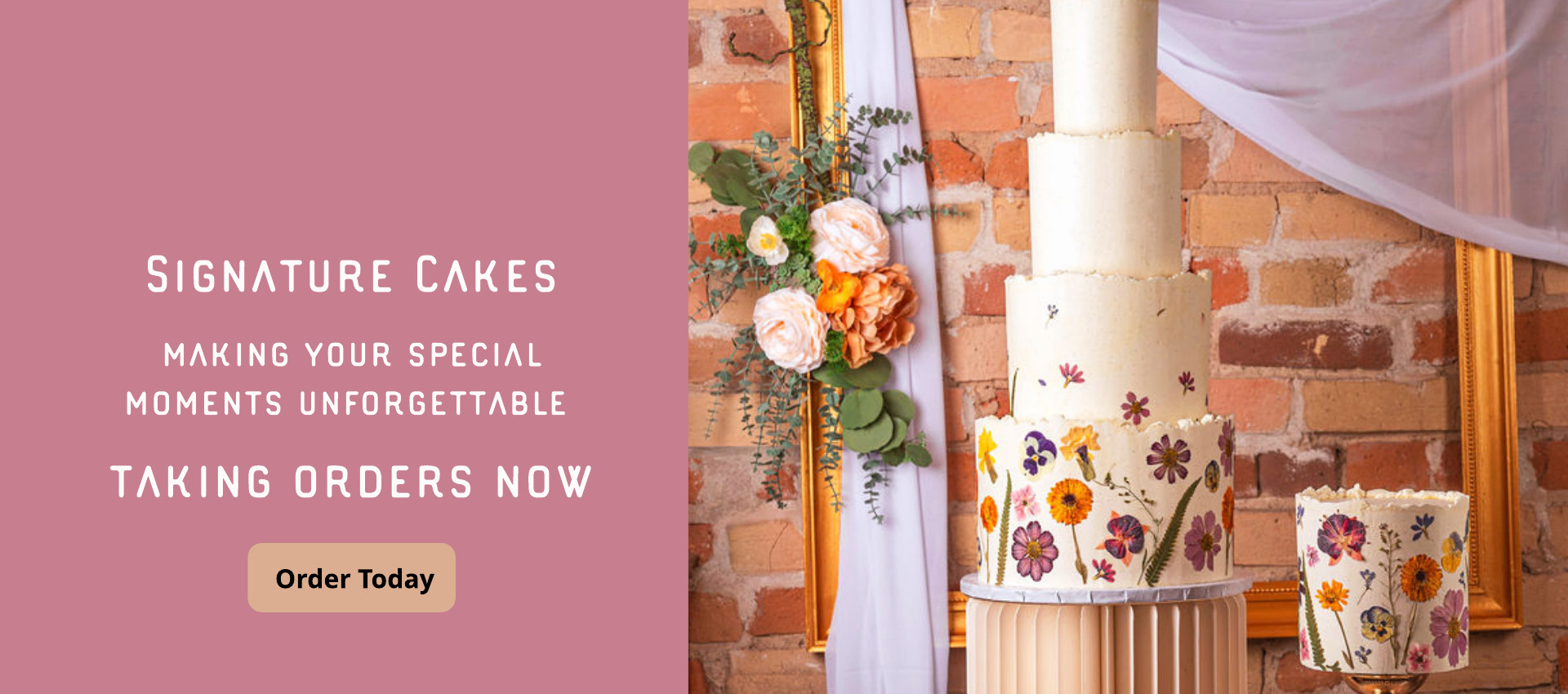 Floral wedding cake season