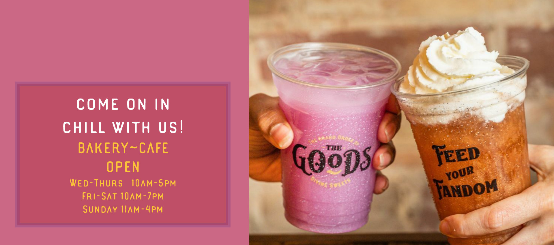 ice cold summer drinks are shown and back from summer in the cafe